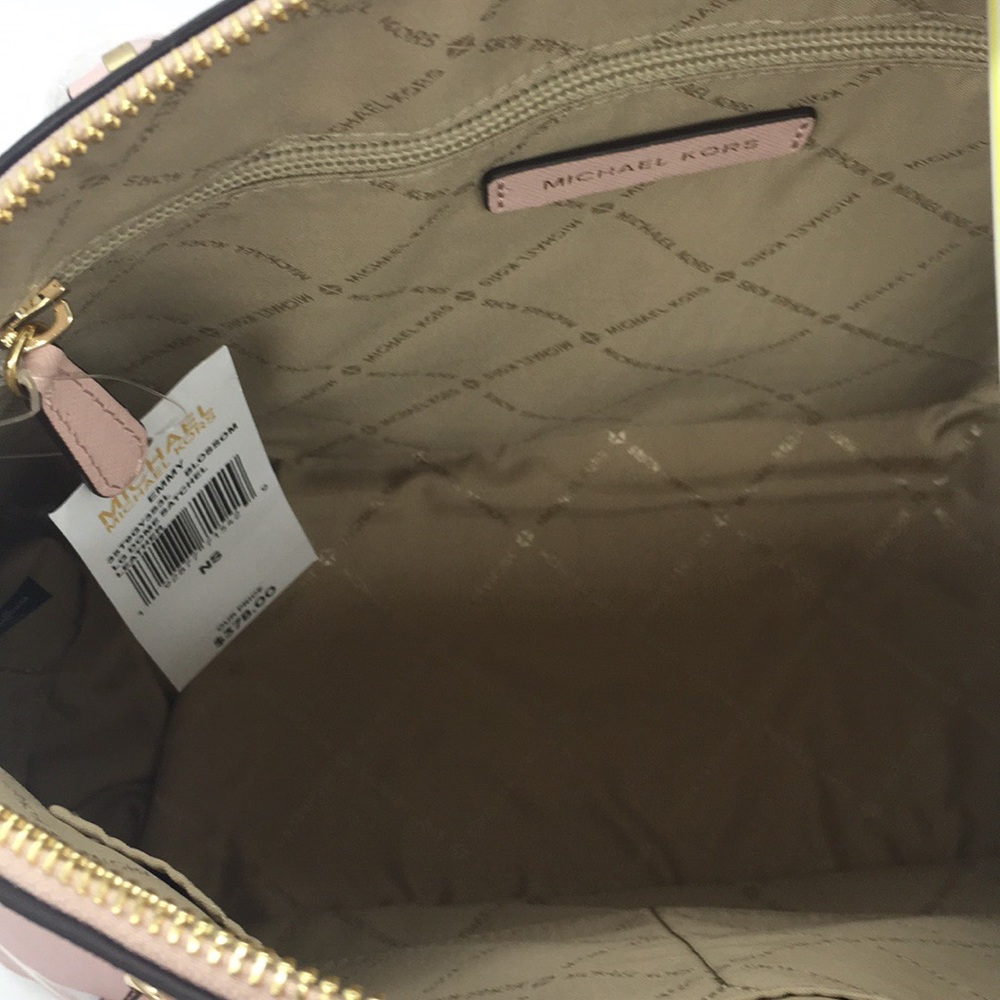 Michael Kors EMMY LG DOME SATCHEL BAG BLOSSOM - Picture 8 of 12